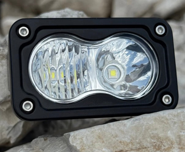 Battery powered Baja style light